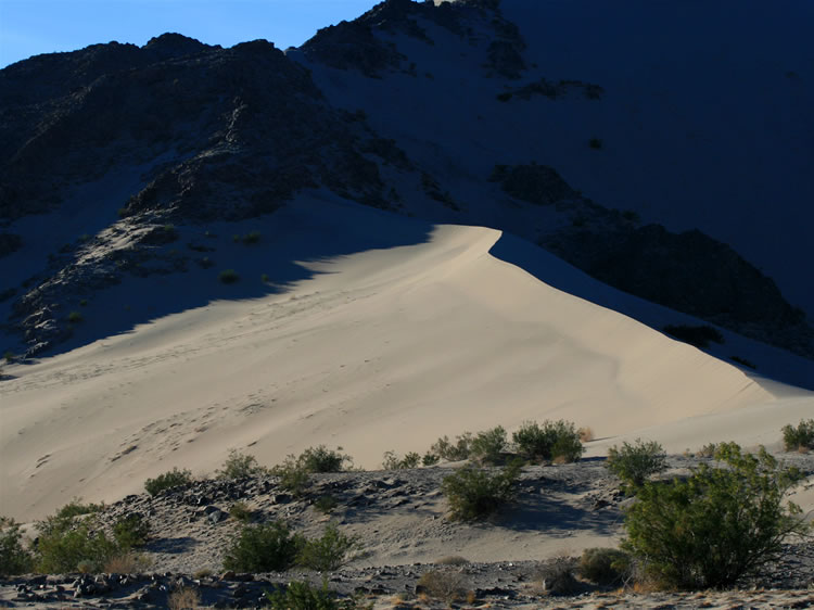 A closer look at the dune.