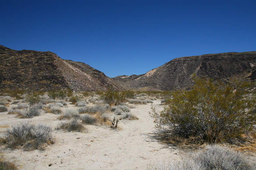 With the Lizardmobile out of sight up a side canyon we get our gear together for a hike to our next site.