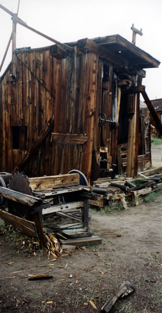 The sawmill had to work hard. With winter temperatures of 40 below, 100 mph winds, and 20 foot snow drifts, lots of wood was needed.