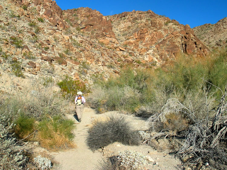 This canyon proves to be rough going from the start.