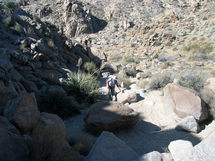 After those easy stretches, though, it's always back to the boulders again.