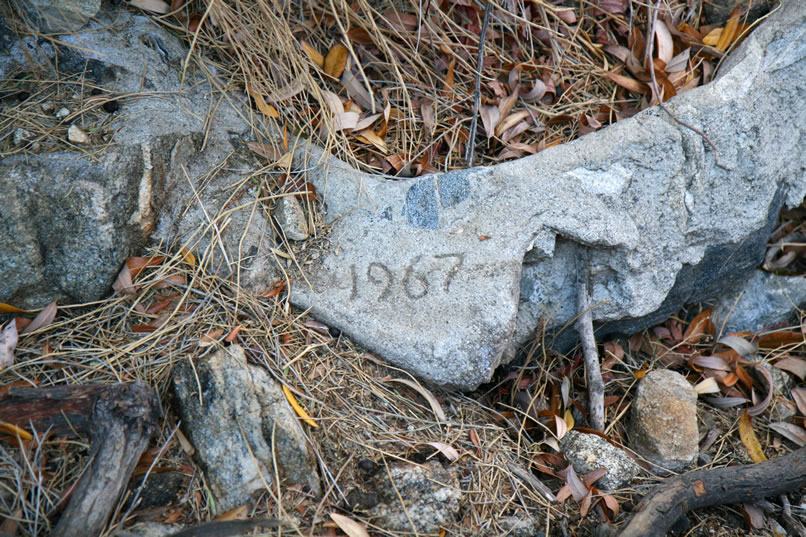 Here's a closer look at the date inscribed on the guzzler.