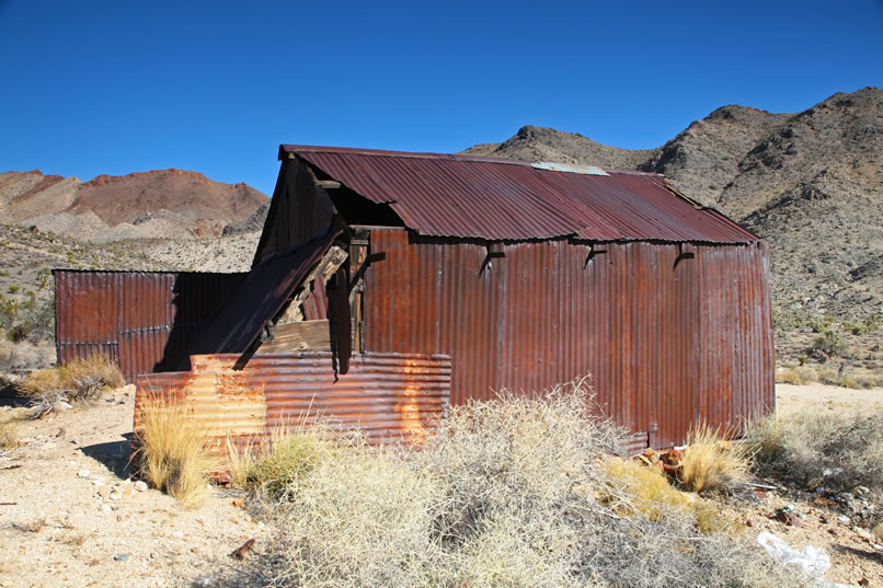 Just adjacent to the cabins is another interesting structure.   This view is of the rear of the building.