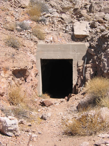 The entrance to the War Eagle Mine.