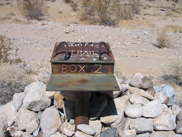 Heritage Trail log box.