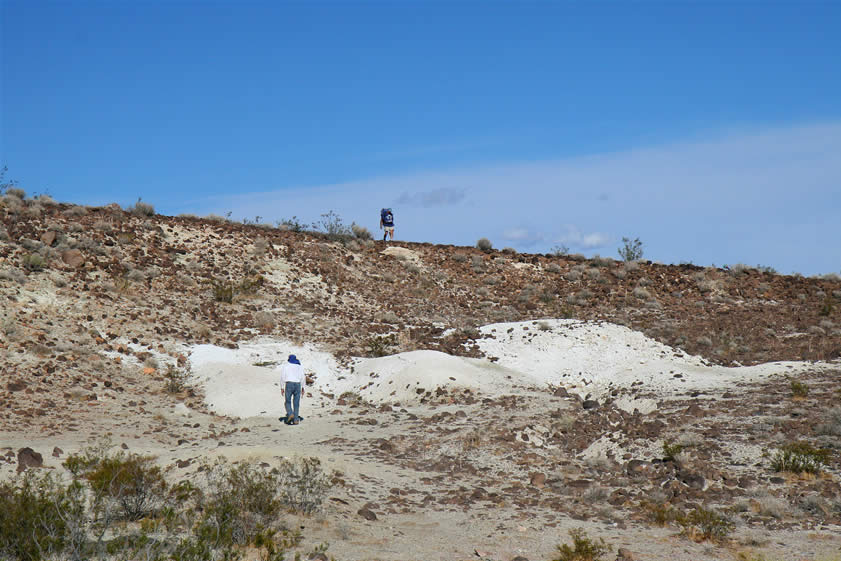 Every now and then we spot other members of our little crew as they, too, gather samples.