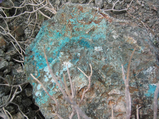 More copper minerals.