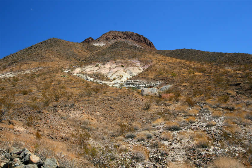 And finally, here's one last shot looking back up at the well site.