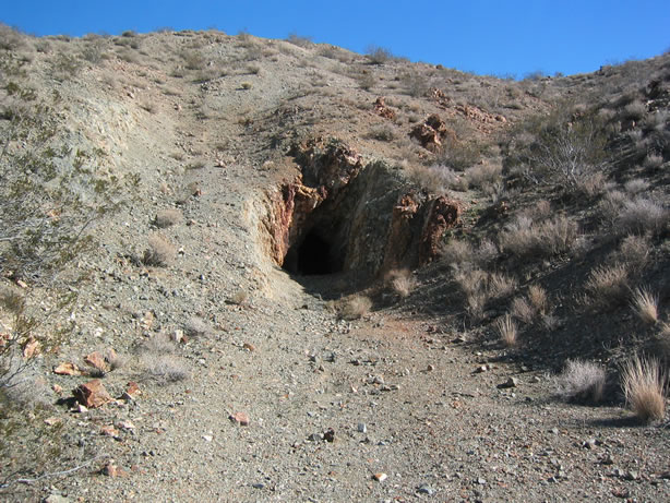 Tunnel entrance.