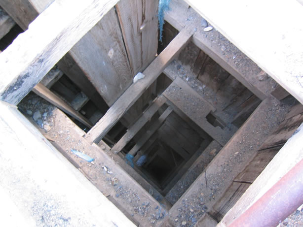 The shaft itself.