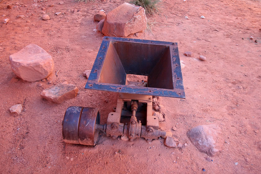 There are lots of small prospects in this area.  Pockets rich in gold and silver have been mined here in the past.  Artifacts in the form of old pieces of machinery can be found if you keep your eyes open.