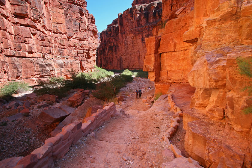 We're almost to the canyon junction.