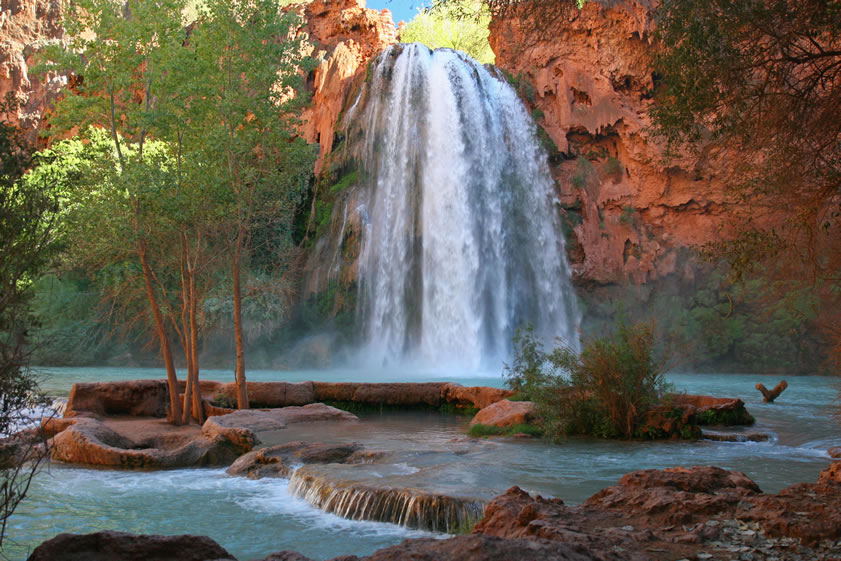With these last looks at Havasu Falls we head back to camp.