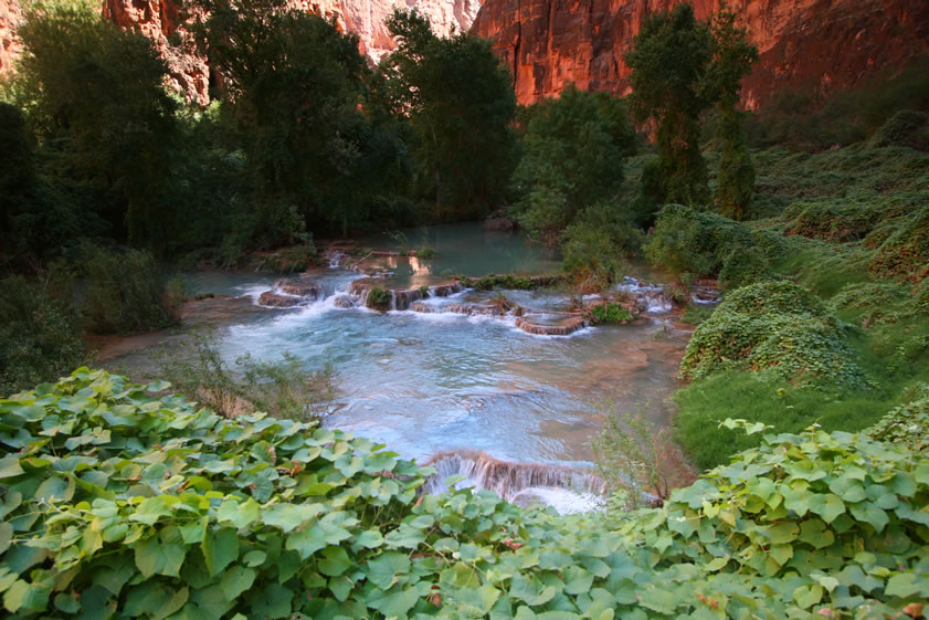 As we approach the area of Beaver Falls we're treated to some scenic pour-offs.