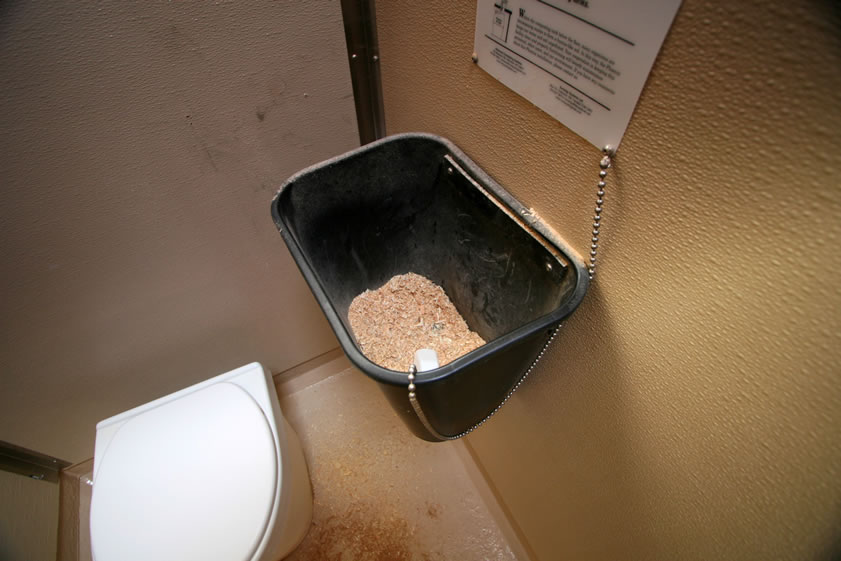 Well, except that you have to throw a scoop of sawdust into the toilet when you're done!