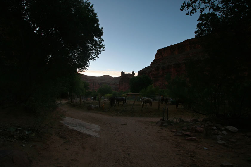 Entering Supai Village.