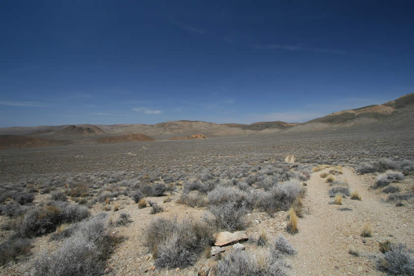 A view back to Providence Ridge from just before the ore chute.