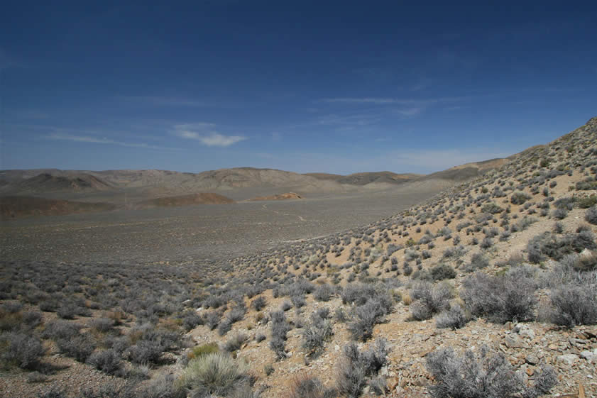 This is a look back at the Eureka Mine as we work our way upward.