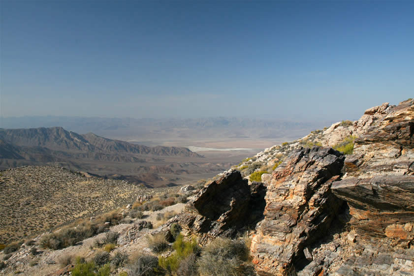 Another view down into Death Valley itself from the north side of the nearby summit.