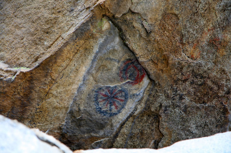 Although we've now seen almost all of the pictographs at this site, we've still got some smaller, yet very interesting, locations left to visit.