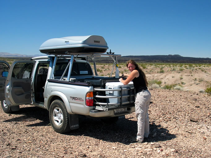 We meet back at the truck for lunch and a chance to share our adventures. 