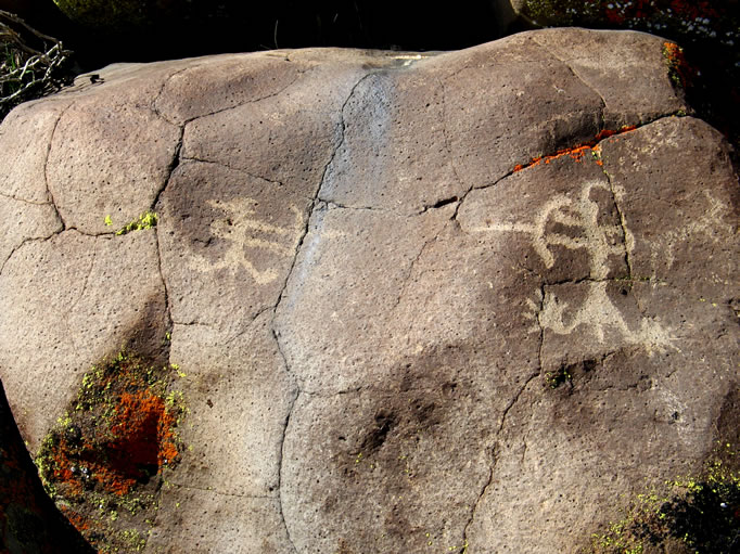 This petroglyph can be dated to no earlier than 1,500 years ago because the bow and arrow were introduced at that time.