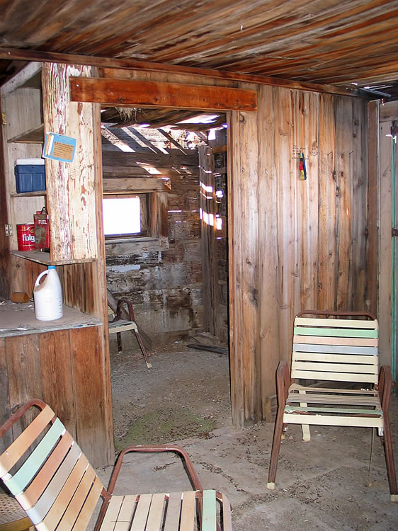 A look from the main room into the small bedroom.