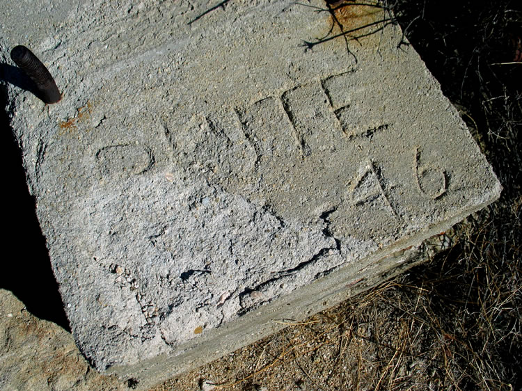 On another pad we find a partial inscription and date.
