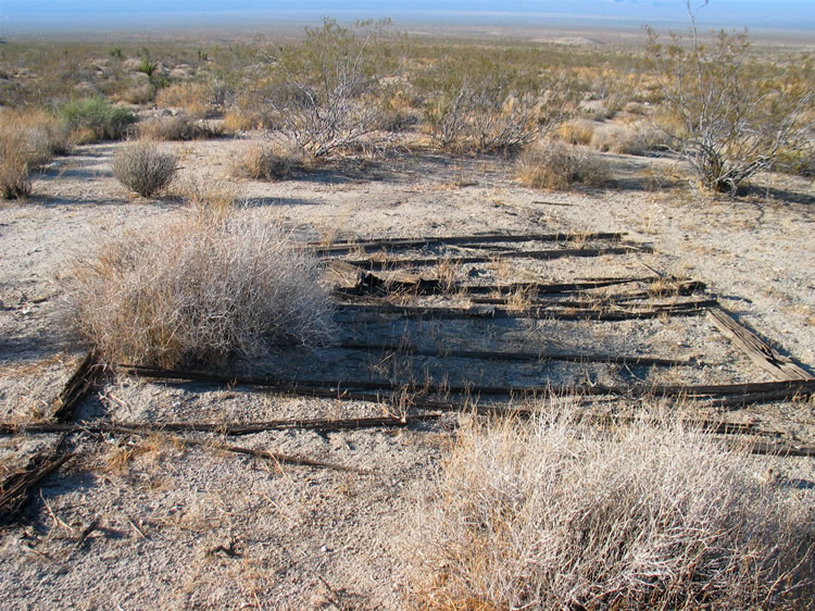 However, out in the middle of nowhere, we stumble upon what appears to be the remains of an old camp!