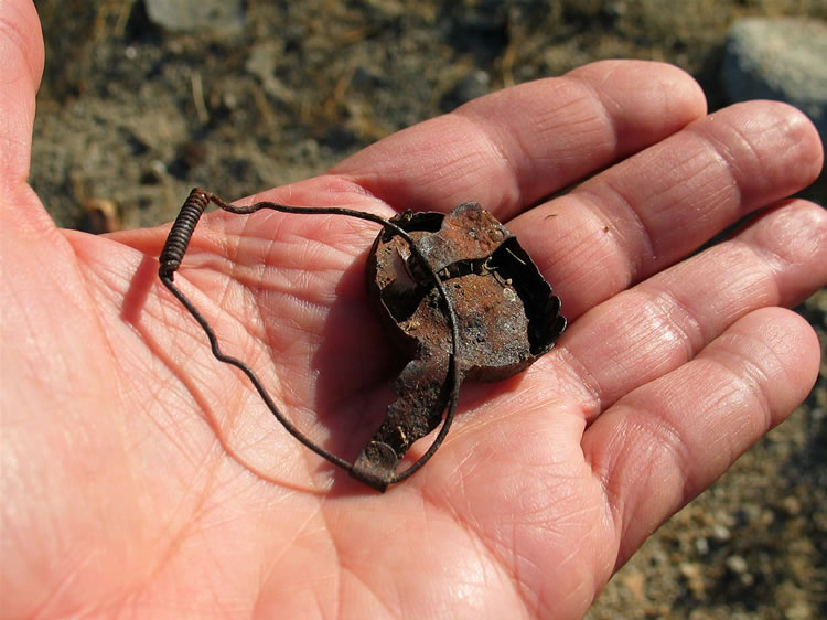 An old style bottle cap.