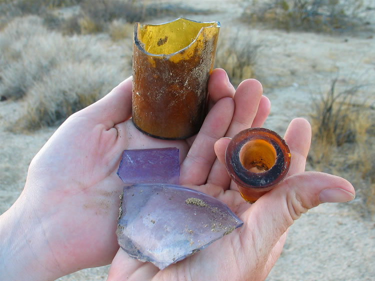 Here are a few other glass finds.