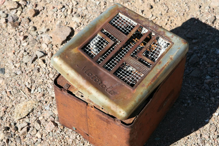 If this is part of an old radio, then there must also have been a generator here at one time.