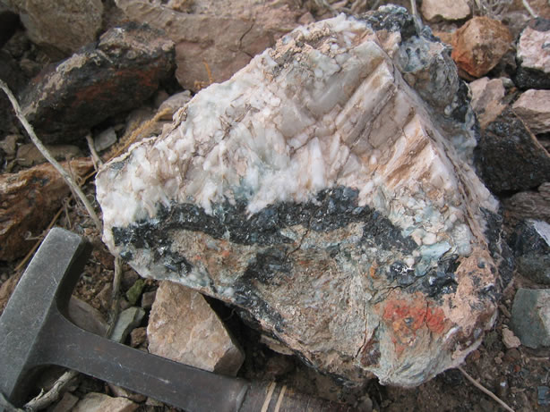 hematite and quartz