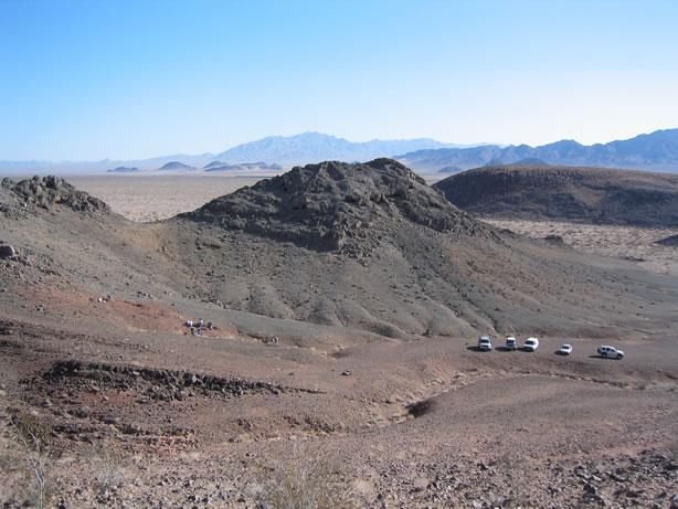 The first trilobite collecting site.