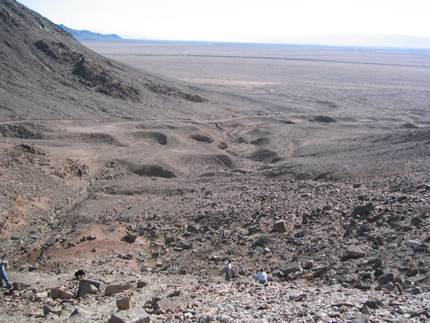 The second trilobite collecting site.