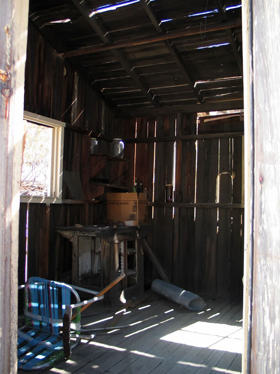 As we enter it's obvious that an attempt is being made to preserve what's left of this structure.  It's fairly clean and stocked with water.