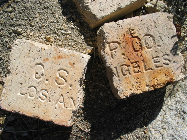 We find some old bricks...