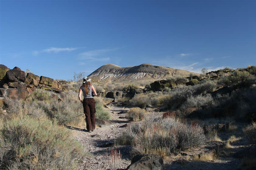 Niki leads the way back to the truck.  It's been a long day but we've really had a lot of fun and made some nice finds.  We hope that you've enjoyed tagging along!  There are still plenty of spots marked on our map for a return trip one of these days!