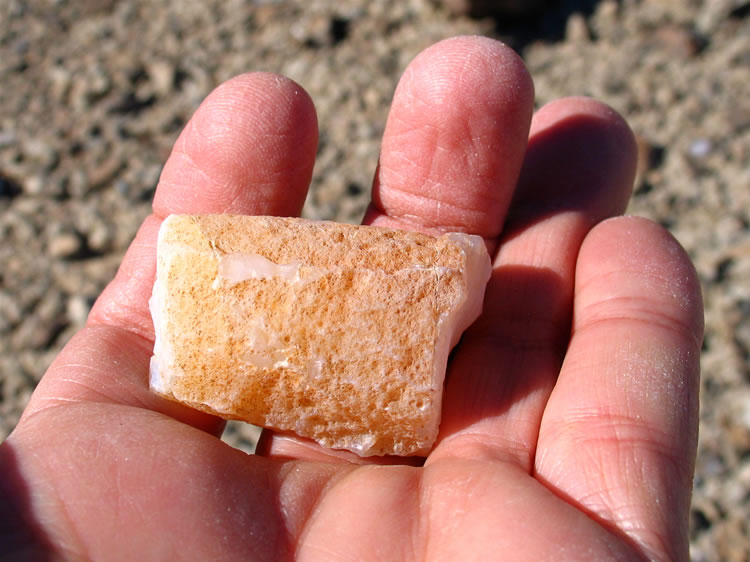 Here's a solid chunk of what resembles a stalagmite.  I guess it qualifies as a form of "tube" but it, too, isn't exactly what we're looking for.