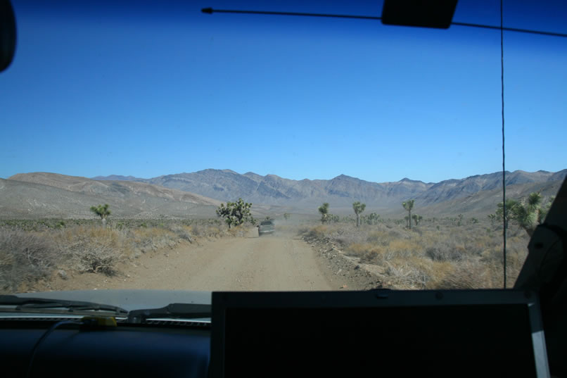 Directly ahead, but still many miles away, is the location that we'll be exploring today. This is a beautiful area but its remote nature makes it a trek best done with more than one vehicle.