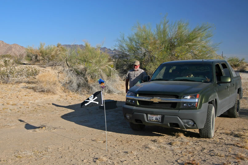 Mohave's got the Jolly Roger flying and now it's time to kick back and relax.