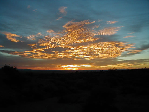 A great sunset.