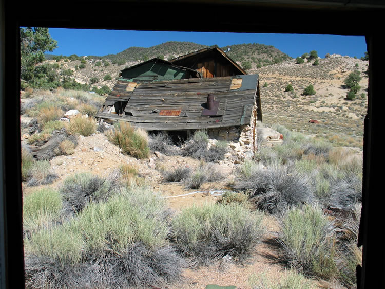 The old rock cabin with the graceful swayback roof was our favorite.