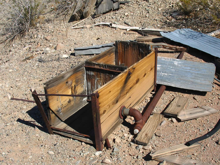 Plenty of odds and ends are scattered all over the area below the ore bin.