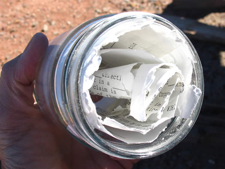 A look inside the jar.