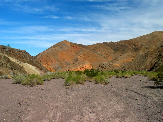 Here we're starting to leave the canyon and rejoin the main road at the golden hills.