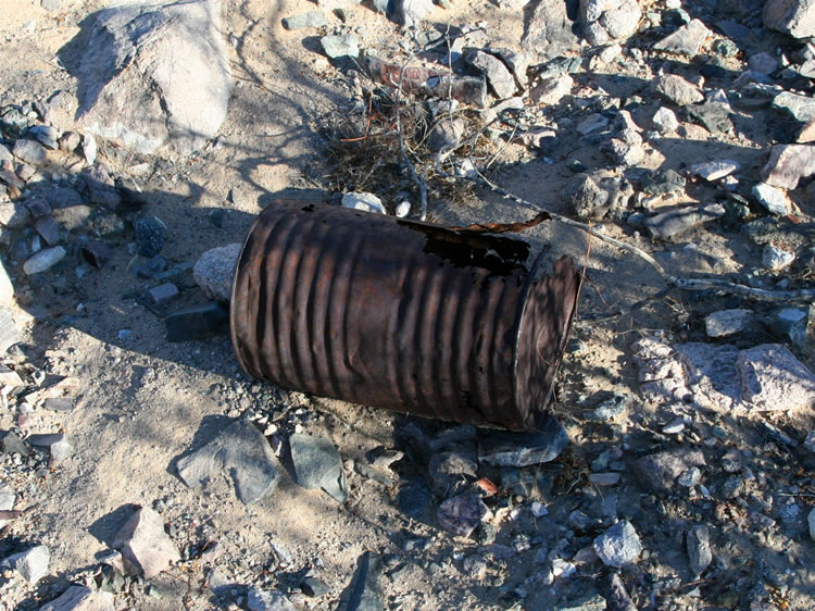 A large carbide tin.