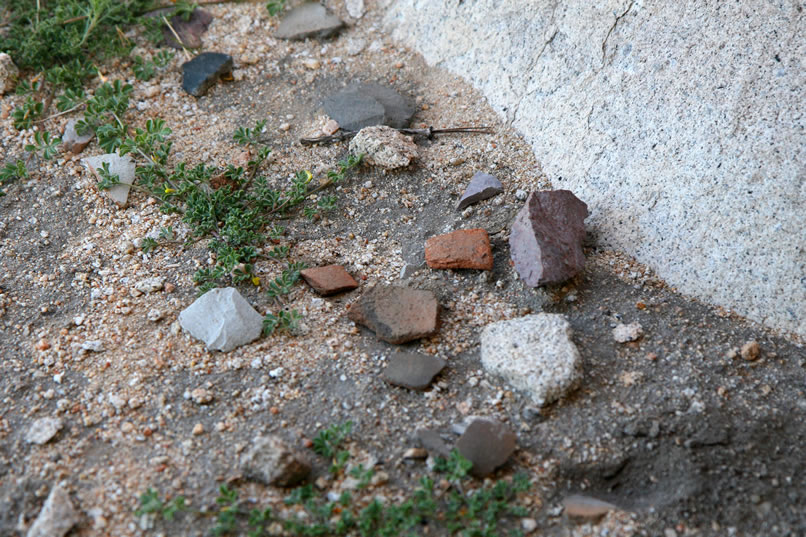 As you can see from the pottery pieces lying around on the surface, we're not disappointed by what we find!