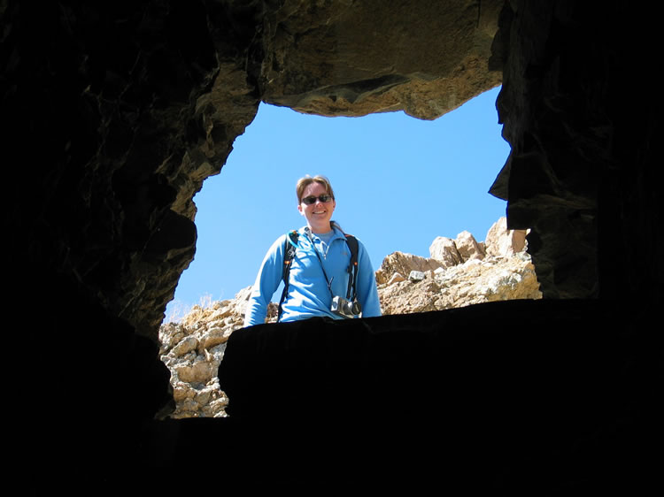 Near the end of the tunnel is a small opening connecting to the area near the powder magazine.