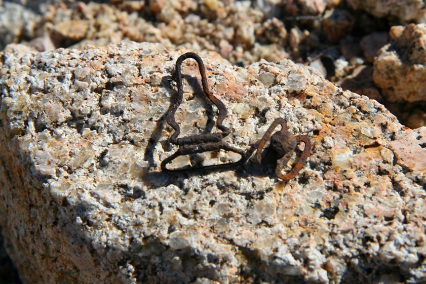 A couple of old fasteners.